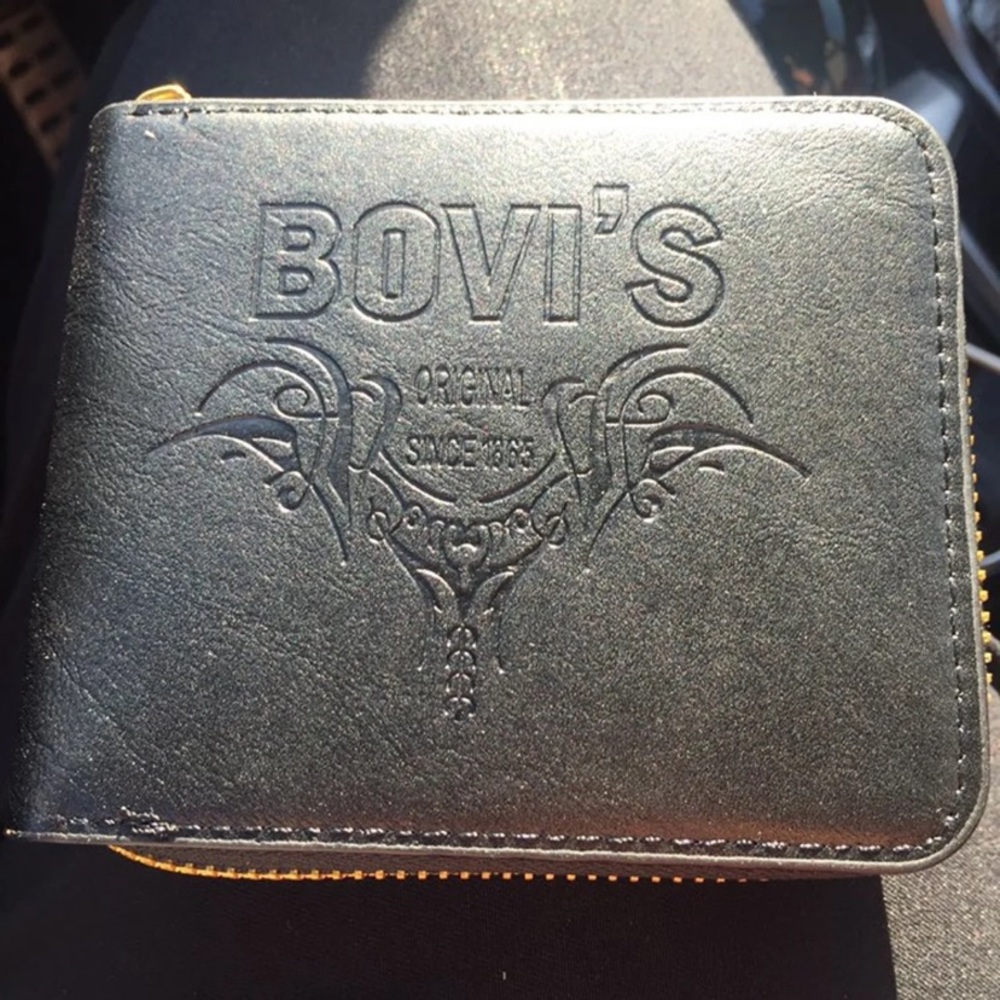 Men's Black PU Leather Wallet